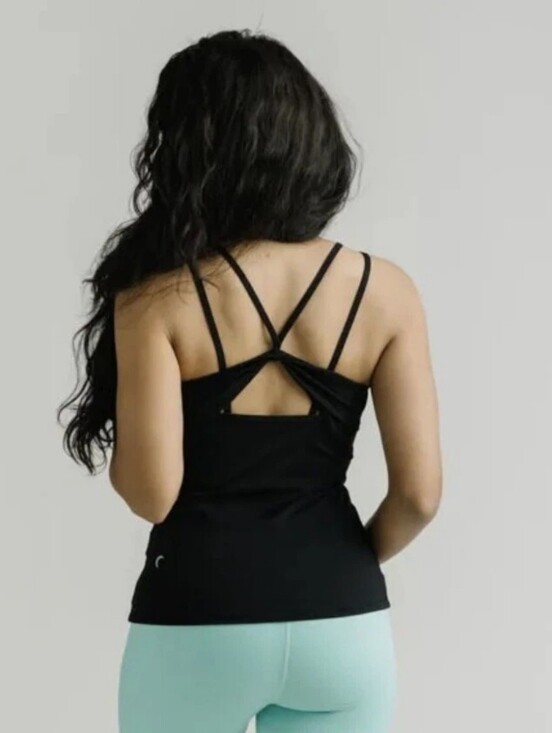 ZYIA Tops - NWOT Zyia Black Party In The Back Women’s Tank Top